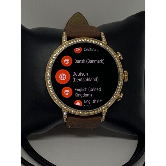 Fossil Gen 4 Authentic Digital Dial Smart Watch Custom Band FTW6015 QT454 - Picture 2 of 12